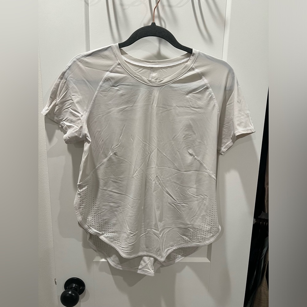 Lululemon size small white shirt! Great condition!